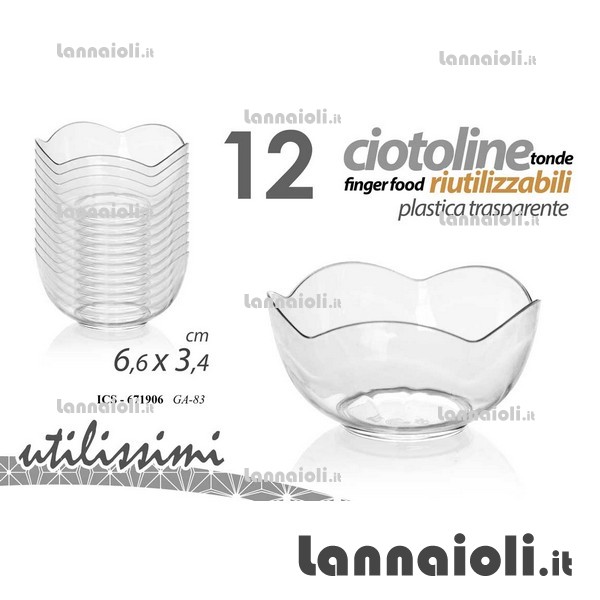 BICCHIERINI PZ.12 FINGER FOOD 